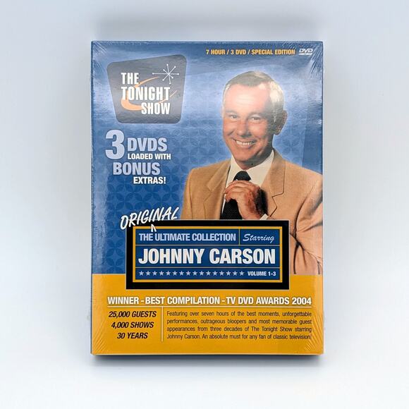The Ultimate Collection Starring Johnny Carson – The Tonight Show Sealed DVD Set - Picture 1 of 6